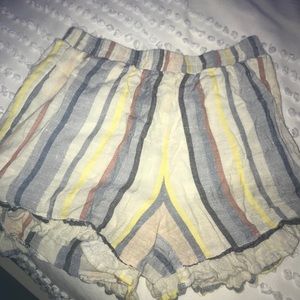 Stripped flowy francescas shorts
